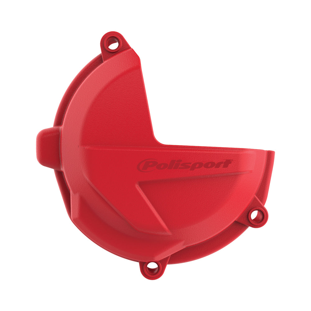 Polisport Red Clutch Cover Protector For Beta RR 2T 300 2018-2019 Motocross Enduro